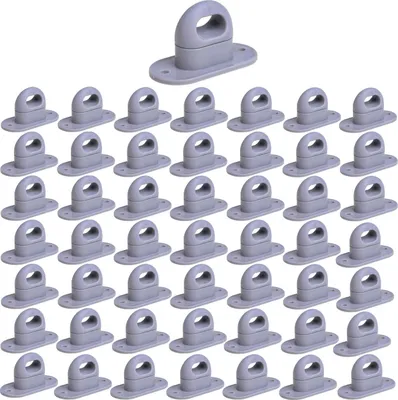 Produktbild von 50 x Kunststoff Drehverschluss Ovalöse B 34 mm Planendrehverschluss Planenöse