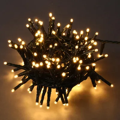 Image de Guirlande exterieure 600 Led blanc chaud 15 m