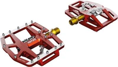 Produktbild von Tatze Trailpedal Two-Face2 titan rot (ART104)