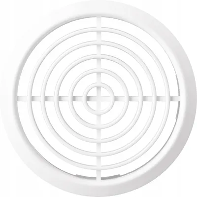 Obrázek produktu pro airRoxy Nábytková mřížka kulatá bílá 70mm