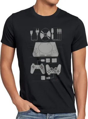 Produktbild von style3 PS1 Retro Gamer Herren T-Shirt PS gamepad konsole classic psx