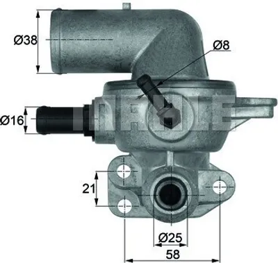 Produktbild von Behr Thermot-Tronik Thermostat, Kühlmittel  Ti 133 88D