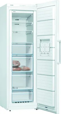 Produktbild von Bosch Freistehender Gefrierschrank 186x60cm Weiß GSN36VWEP