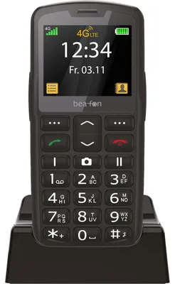 Produktbild von Beafon SL260 LTE (4G) Handy, Farbe:Schwarz