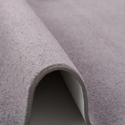 Produktbild von Trend Velours Teppich Kurzflor Einfarbig Modern, Größe:80x200 cm, Farbe:Grau