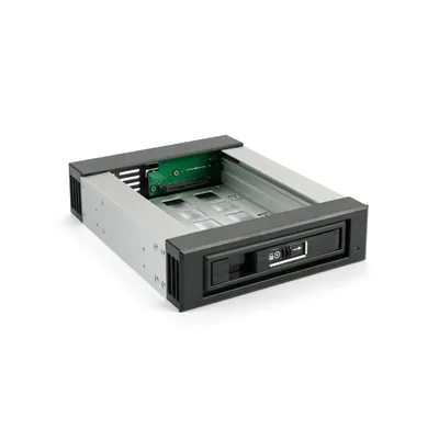 Produktbild von Fantec BP-T3525, HDD / SSD-Gehäuse, 2.5/3.5", SAS, SAS-2, SATA, Serial ATA II, Serial ATA III, Schwarz, Grau