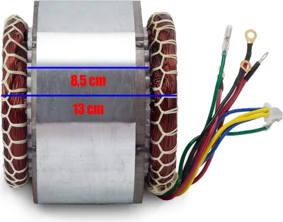 Produktbild von Stator Rotor Anker Generator mit 3 Phasen, Passend für 4-Takt Motoren, 2, 2 kVA