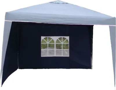 Produktbild von Gartenzelt Seitenwände 3 x 2m Polyester wasserabweisend mit Fenster