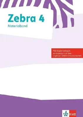 Produktbild von Zebra 4. Materialband zum Verbrauchsmaterial und zur Ausleihvariante Klasse 4