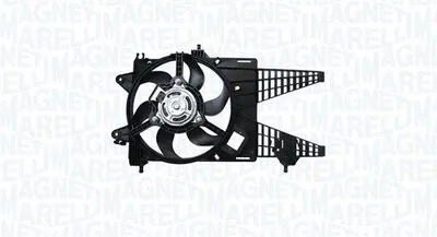 Produktbild von MAGNETI MARELLI 069422704010 Lüfter Motorkühlung Kühlerlüfter für FIAT PUNTO (188) Wasserkühler Ø310mm