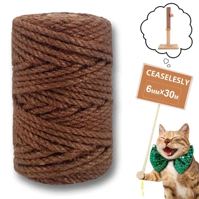 Immagine prodotto di Corda di sisal per tiragraffi - 6 mm x 30 metri
