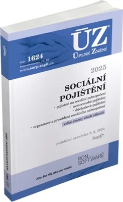 Zdjęcie produktu dla Úplné znění 2025. Sociální pojištění. Pojistné na sociální zabezpečení, nemocenské pojištění, důchodové pojištění, organizace a provádění sociálního zabezpečení | kolektiv
