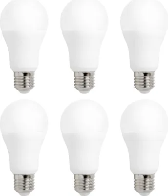 Image de 6x LED souce d'éclairage 7W = 40W E27 mat blanc chaud 2700K