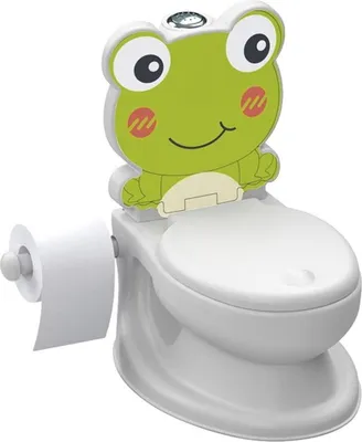 Immagine prodotto di Dolu Educatief Potje Kikker + Geluid Wit/Groen