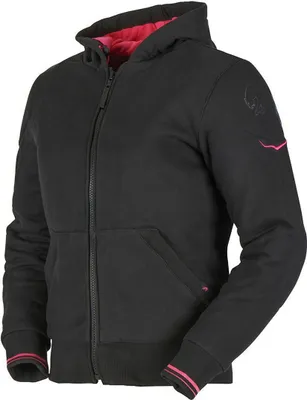 Produktbild von Furygan Luxio Evo Damen Zip Hoodie, schwarz/pink, S