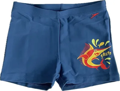 Produktbild von SPEEDO Badehose Asht Im Gr. 92 Boxer-Kasten-Badehose Schwimmhose blau