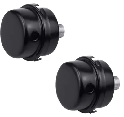 Produktbild von Set mit 2x Luftkompressorfilter, 16 mm, Metall, Schwarz