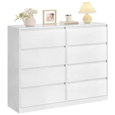 Produktbild von VASAGLE Kommode mit 8 Schubladen, Kommodenschrank, Schubladenschrank, Wäschekommode, für Schlafzimmer, 40 x 119,4 x 97,5 cm, Modern KAILYN Kollektion