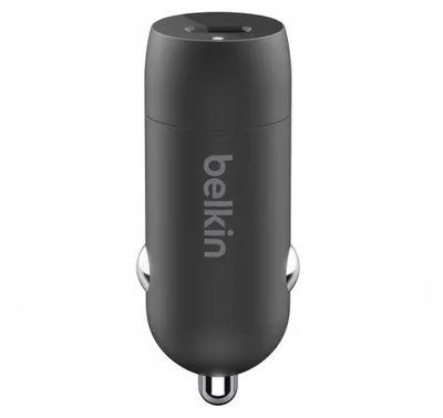 Produktbild von Belkin Autoladegerät USB-C 20W Power Delivery, schw. CCA003btBK