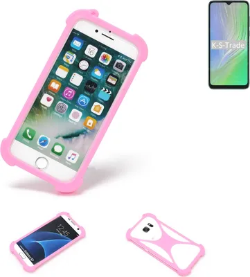 Produktbild von K-S-Trade Handy Hülle kompatibel mit Blackview A55 Schutz Hülle Bumper Silikon Schutz Hülle Cover Case Silikoncase Silikonbumper TPU Softcase