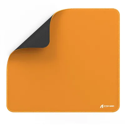 Produktbild von Gaming-Mauspad Groß, Sandtextur, Wasserabweisend, Anti-Rutsch, 450 x 400 x 4 mm, Orange