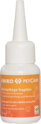 Produktbild von EMIKO PetCare Ohrenpflegetropfen 30ml für Hunde und Katzen mit Mikroorganismen