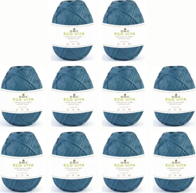 Produktbild von 10 Knäuel DMC Eco Vita Raffia – nachhaltiges Garn aus 100 % pflanzlichen Fasern (Farbe 7)