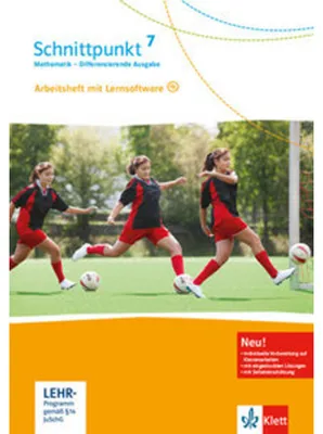 Produktbild von Schnittpunkt Mathematik 7. Differenzierende Ausgabe. Arbeitsheft mit Lösungsheft und Lernsoftware Klasse 7