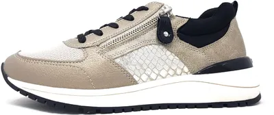 Immagine prodotto di Remonte scarpe da donna scarpe sportive stringate argento tempo libero, numero di scarpe: 36 EU