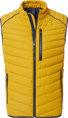 Produktbild von CASAMODA Herren Outdoor-Steppweste Stehkragen Regular Gelb L