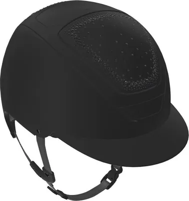 Produktbild von Kask Reithelm DOGMA Hunter black mit Swarovski inout Graphite, Größe:55