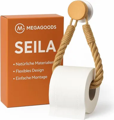 Obrázok produktu pre Držiak na papierové rolky samolepiaci kúpeľňa kuchyňa bez vŕtania SK.
