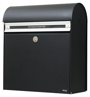 Produktbild von ALLUX KS200 Briefkasten - Schwarz, Briefeinwurf in Aluminium