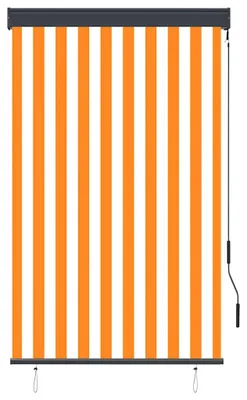 Produktbild von vidaXL Außenrollo 100 x 250 cm Weiß und Orange