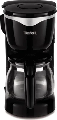 Obrázek produktu pro Kávovar Tefal Perfectta CM340811, 600 W, 0,6 l, skleněná konvice, systém proti odkapávání, funkce udržování teploty, černý