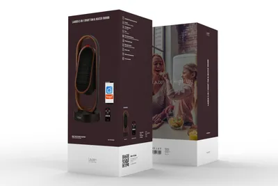 Image de Lauben Smart Fan&Heater 2in1 1800BB : chauffage et refroidissement, 1800 W, Smart Home