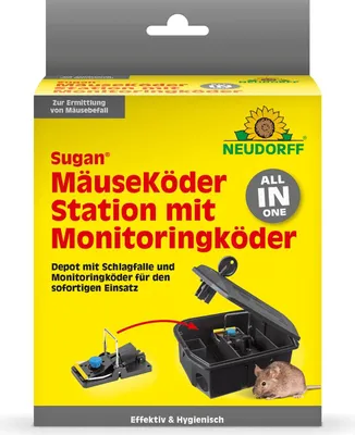 Produktbild von NEUDORFF® Sugan® MäuseKöderStation mit Monitoringköder