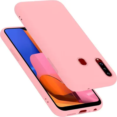 Obrázok produktu pre Cadorabo ochranné puzdro pre Samsung Galaxy A20s v ružovej farbe puzdro na mobilný telefón obal TPU Etui