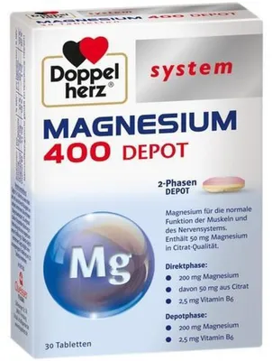 Produktbild von DOPPELHERZ Magnesium 400 Depot system Tabletten
