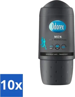 Produktbild von Odorex Deodorant Roller für Männer Trockenschutz 50 ml - Vorteilspack - 10 Stücke