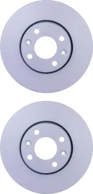 Produktbild von 2 Bremsscheiben außenbelüftet Ø 61 mm 22 mm HELLA für u.a. RENAULT CLIO