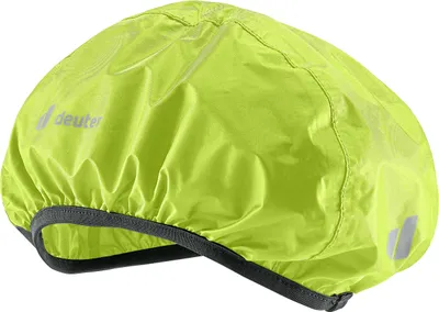 Produktbild von Helmet Helmüberzug M Neon - Wasserdichter Regenschutz mit Reflektoren für Fah....
