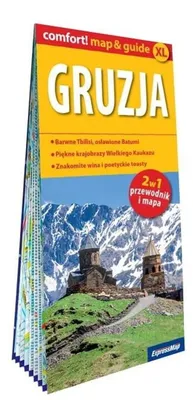 Zdjęcie produktu dla Gruzja laminowany map&guide XL 2w1 przewodnik i mapa