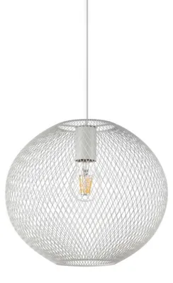 Produktbild von Hängeleuchter Modernes Netz Metall Weiß 1 Licht E27 42W Ip20