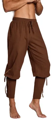 Produktbild von Piratenhose Mittelalterhose Schnürhose - Herren - Mittelalterlich - Viking und Steampunk - Für Cosplay, Karneval und Renaissance-Feste