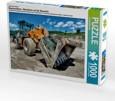 Produktbild von CALVENDO Puzzle Ein Motiv aus dem Kalender Baumaschinen - Maschinen auf der Baustelle 1000 Teile Puzzle quer | 1000 Teile Lege-Größe 64x48cm Foto-Puzzle für glückliche Stunden