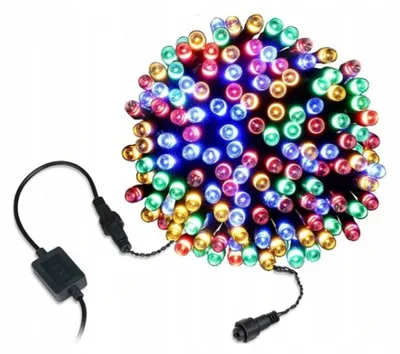 Obrázek produktu pro Vánoční světýlka, 100 LED diod, s integrovaným programátorem, vícebarevná