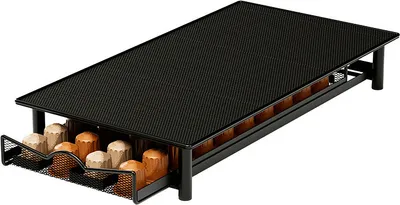 Immagine prodotto di INF Contenitore per capsule Nespresso - Contiene 40 capsule Nero