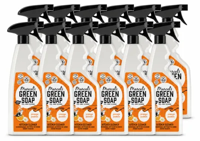 Produktbild von 12 x Marcel's Green Soap Keukenreiniger - Sinaasappel & Jasmijn - 500 ml - Vorteilspackung - 12 Stücke
