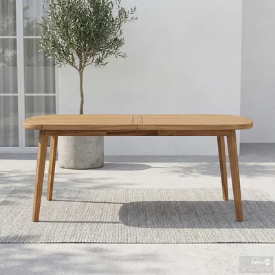 Produktbild von home24 Gartentisch - Akazie Massiv - Akazie Braun